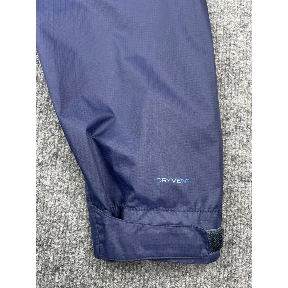 The North Face Rain Jacket Mens Large Blue DryVent Hooded‎ Windbreaker Ripstop